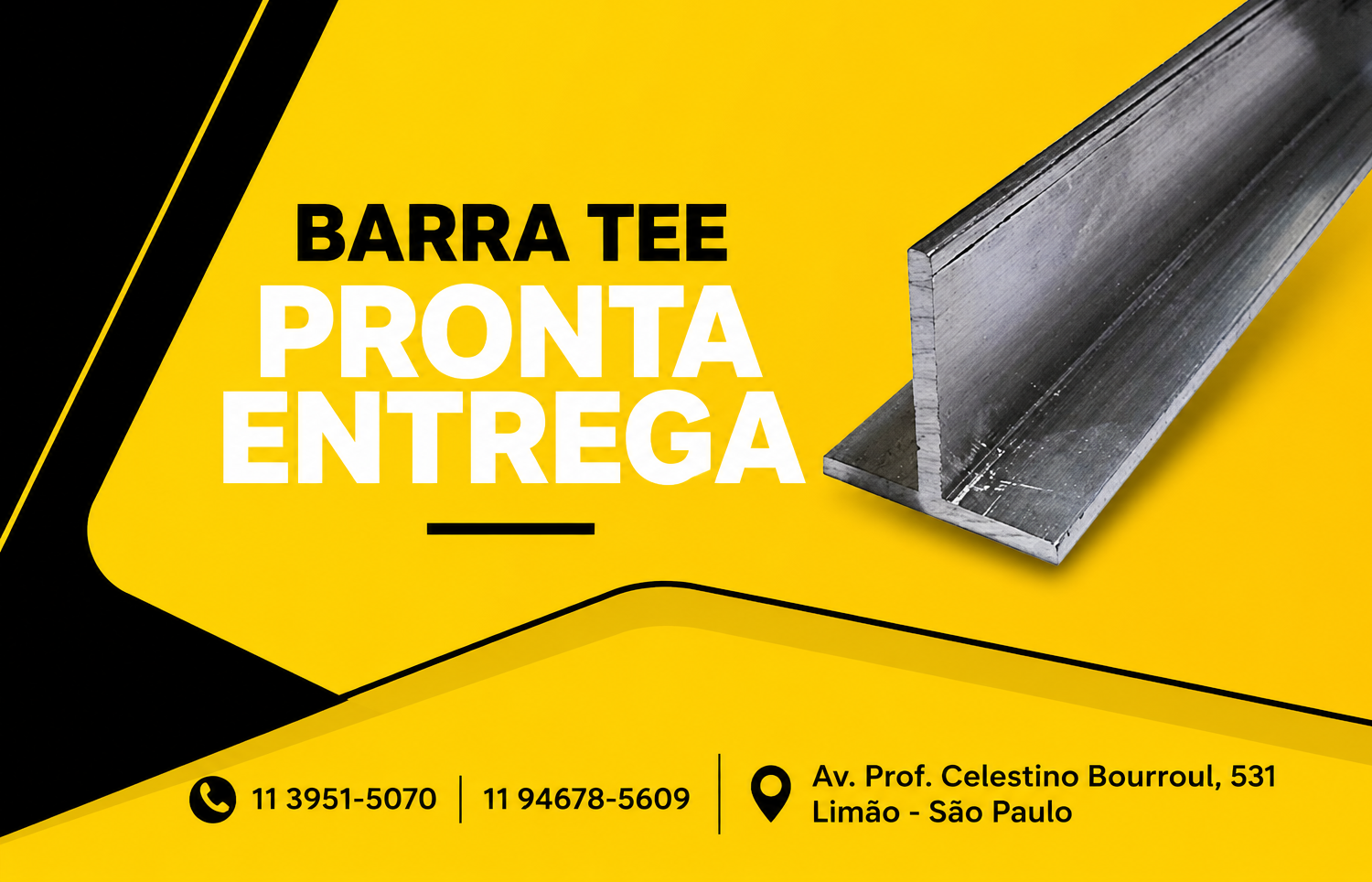 Barra Tee Pronta Entrega